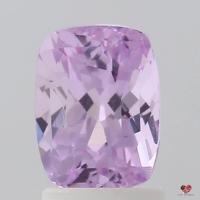 2.01cts Rectangle Cushion Medium Lavender Rose Blush Sapphire