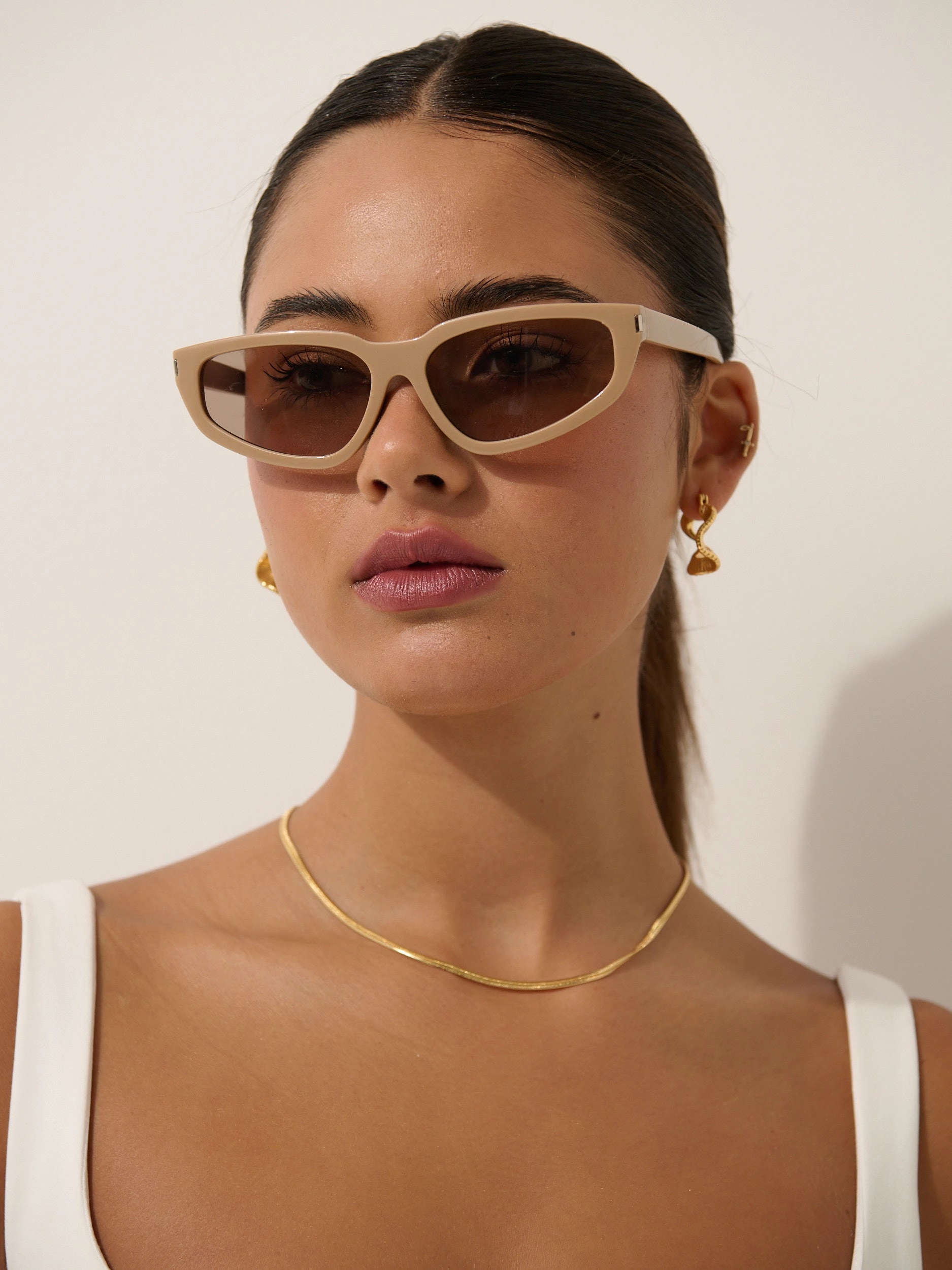 3mm Snake 18K Gold Plated Necklace