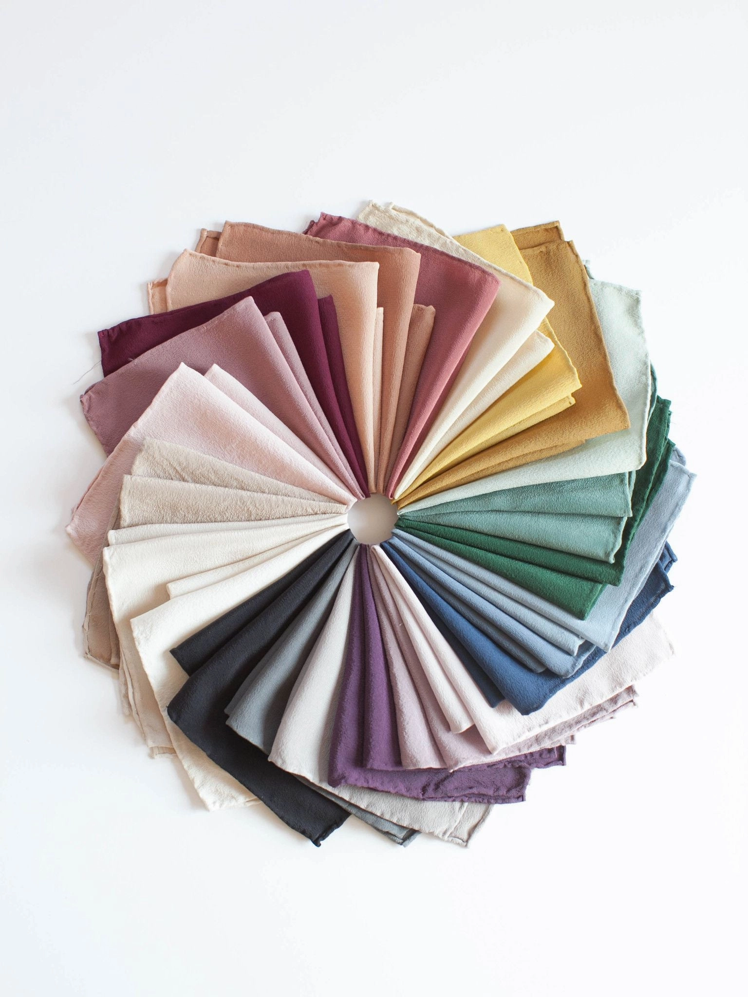 'The Hankie' Washable Silk Scarf in Blush