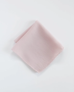 'The Hankie' Washable Silk Scarf in Blush
