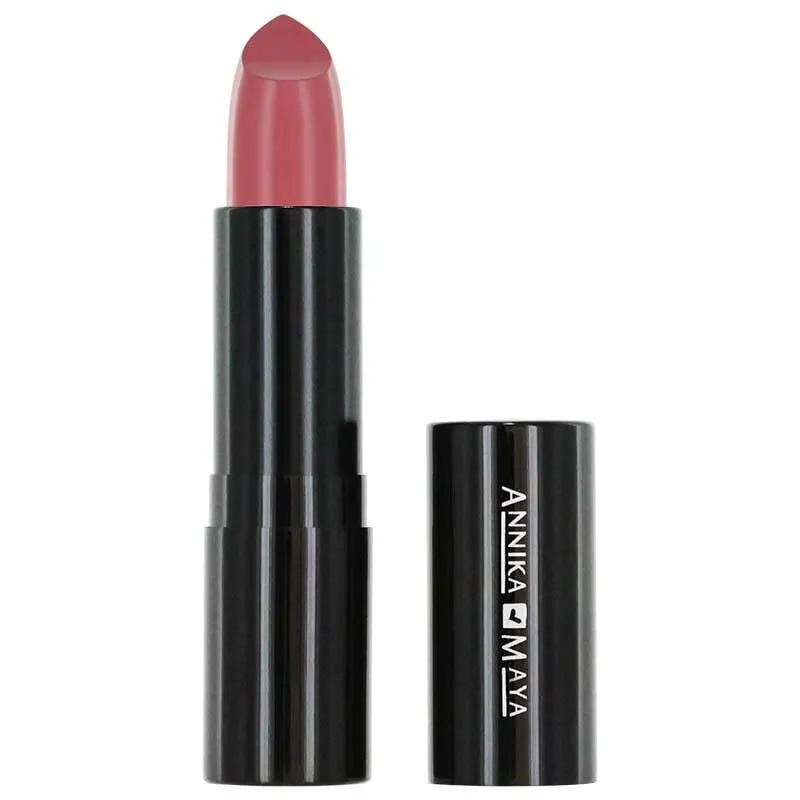 Annika Maya Hydrating Cream Lipstick, Fragrance Free, Made in the USA (Magical Mauve)