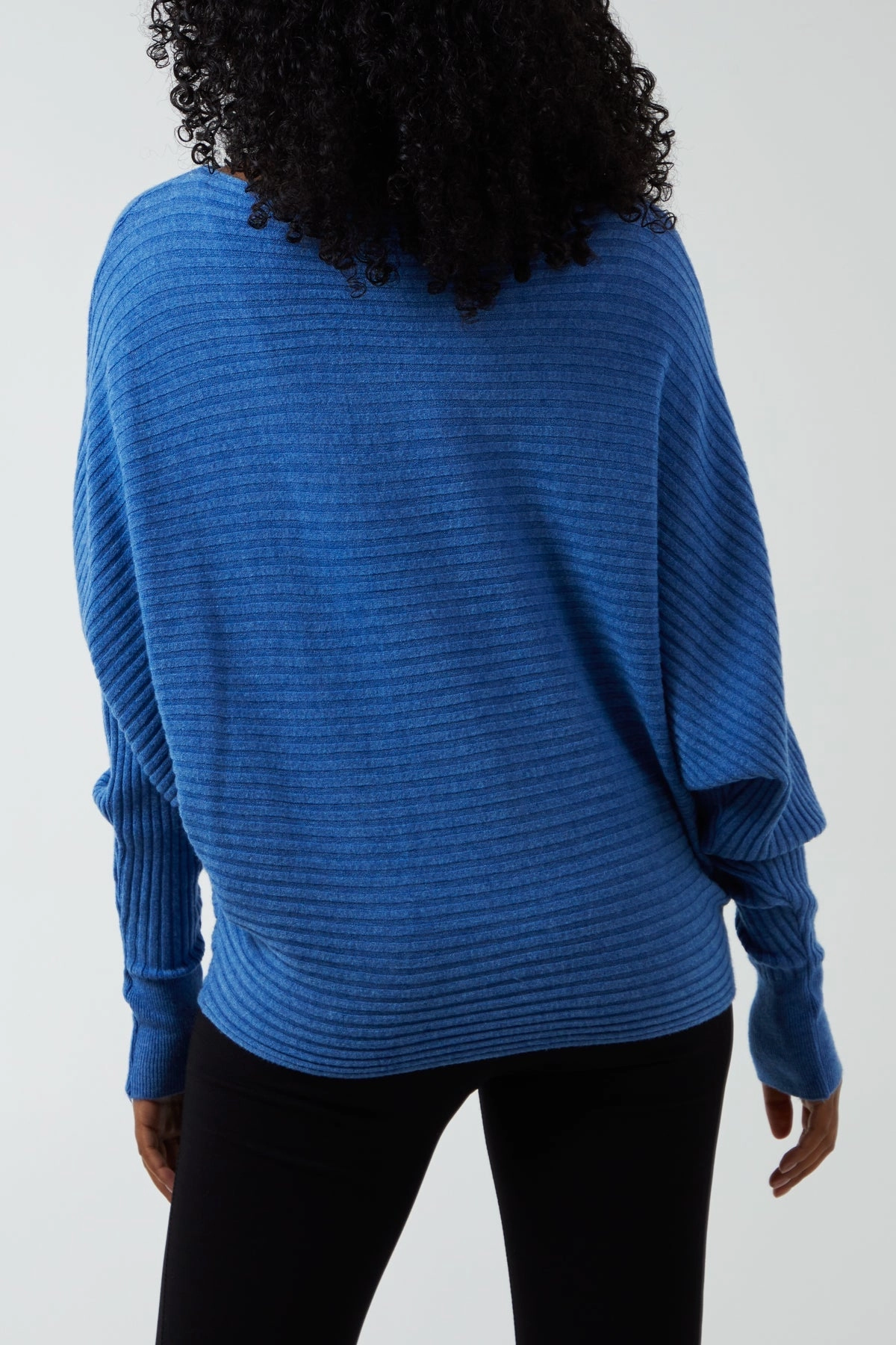 Batwing Ribbed Jumper