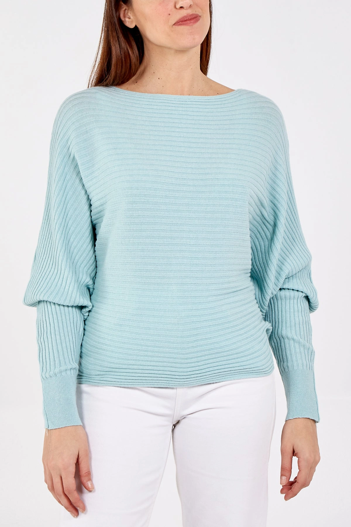 Batwing Ribbed Jumper