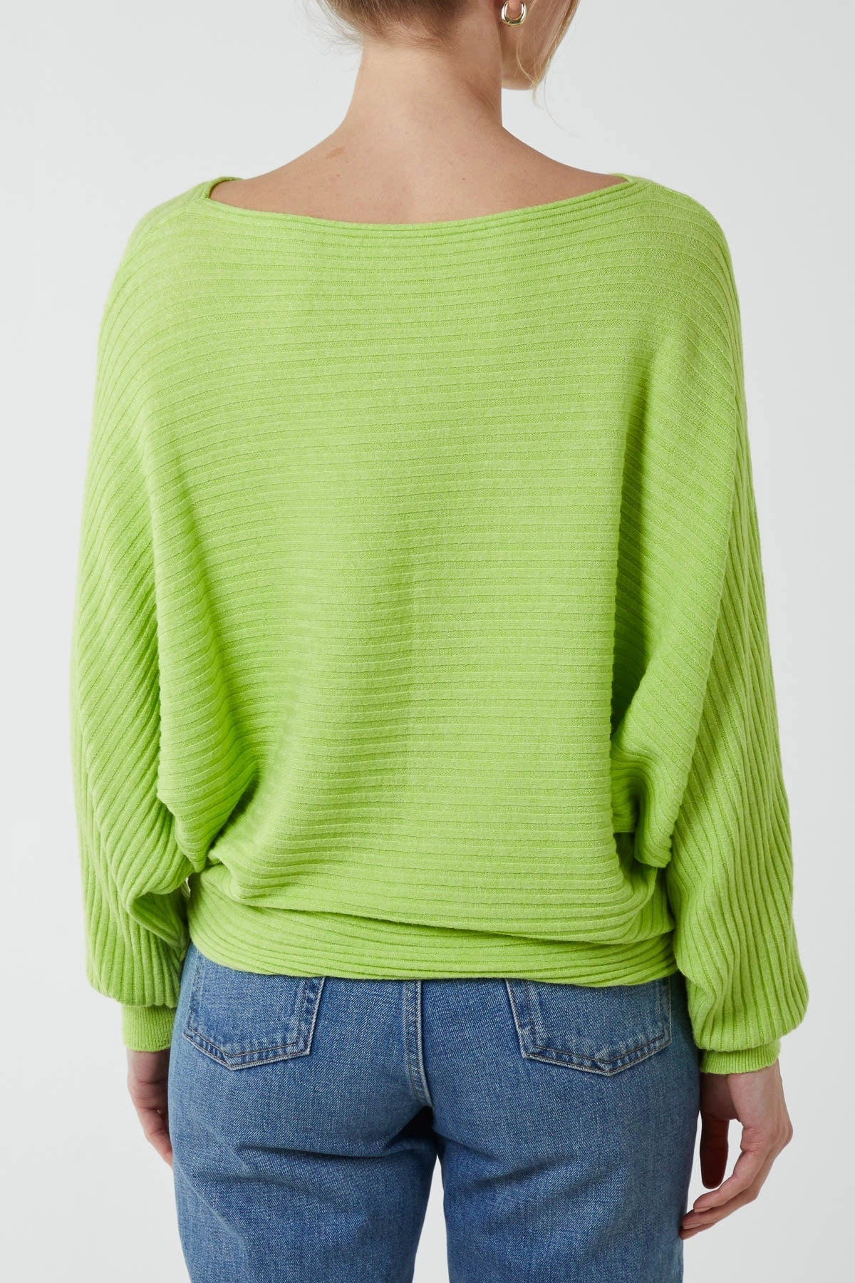 Batwing Ribbed Jumper