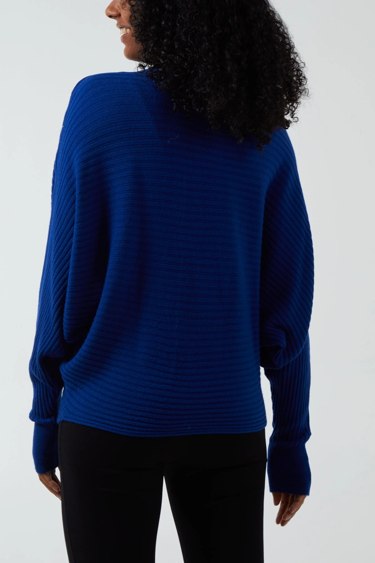 Batwing Ribbed Jumper
