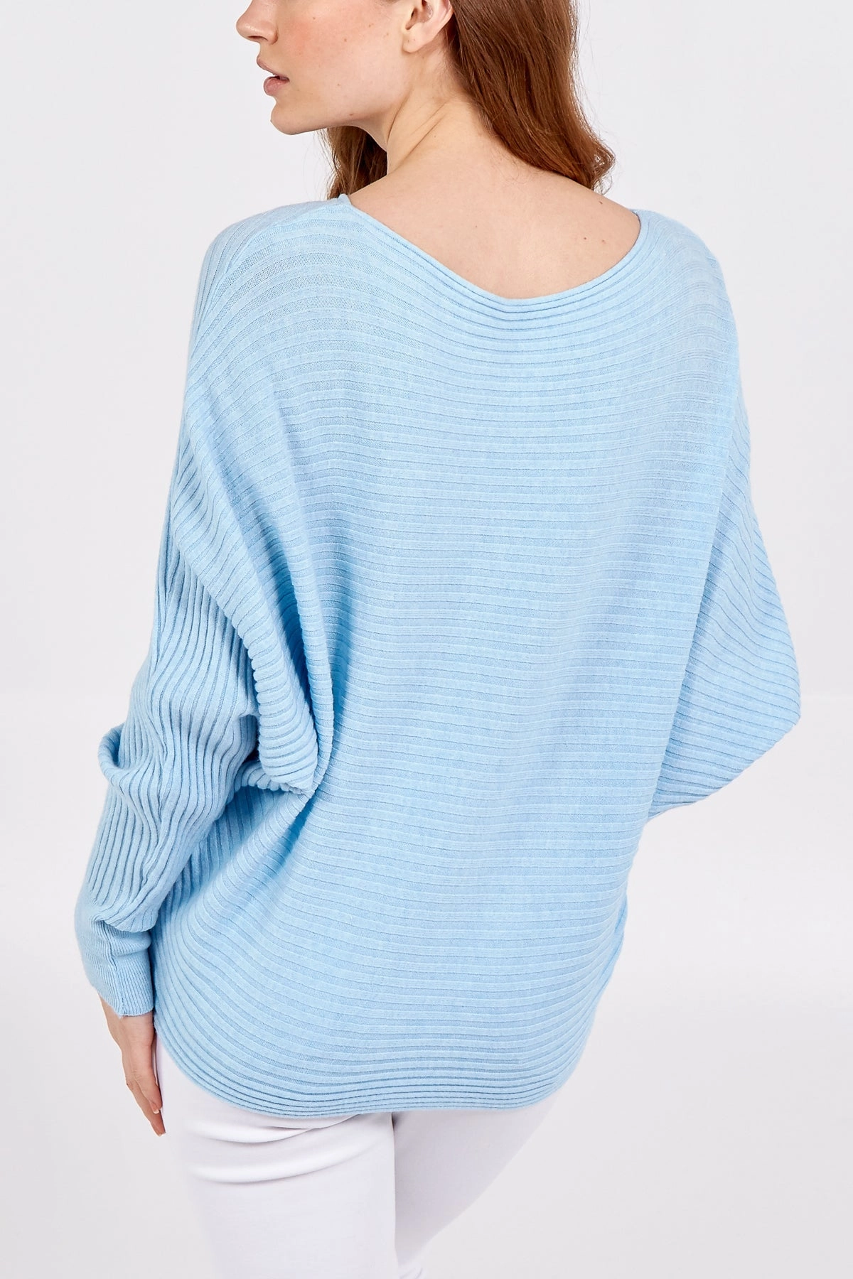 Batwing Ribbed Jumper