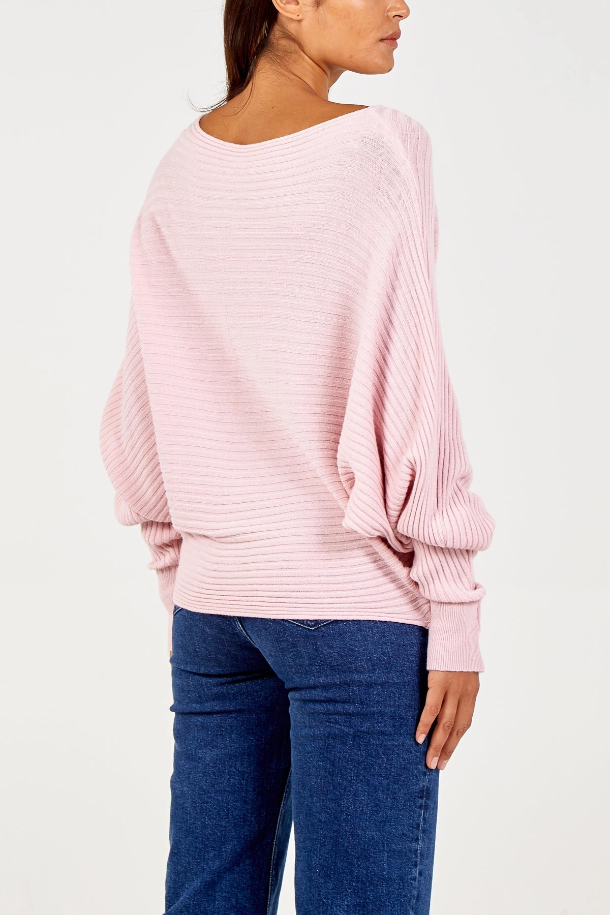 Batwing Ribbed Jumper