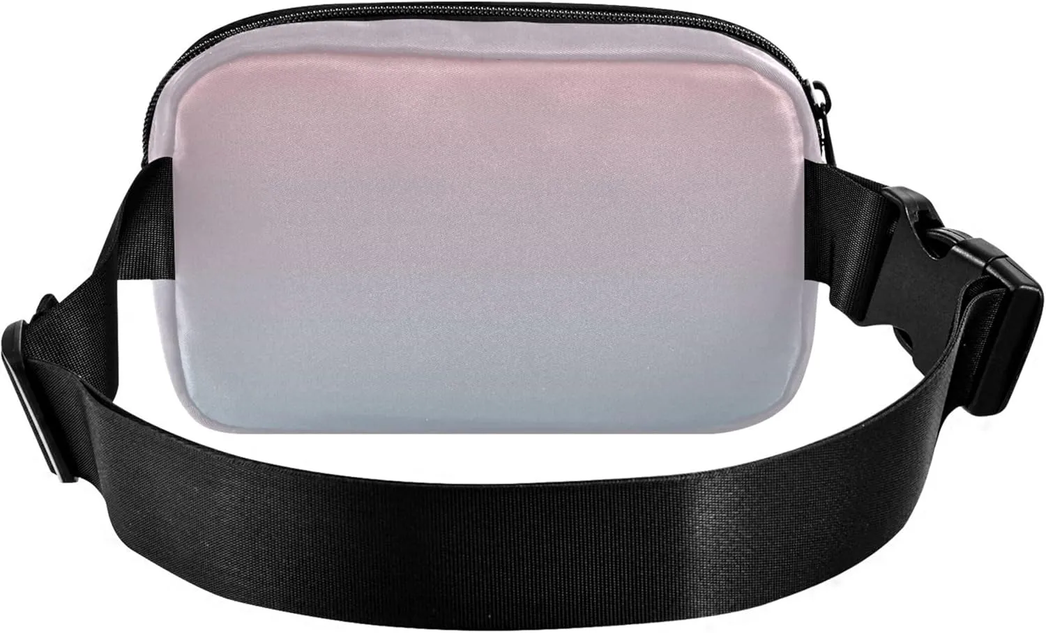 Blush Pink Light Blue Gradient Waterproof Women Fanny Packs Everywhere Belt Bag Pattern Crossbody Waist Bag