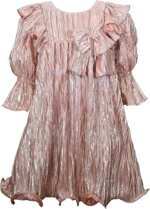 Bonnie Jean Girls 4-16 Metallic Ombre Boudre Special Occasion Dress