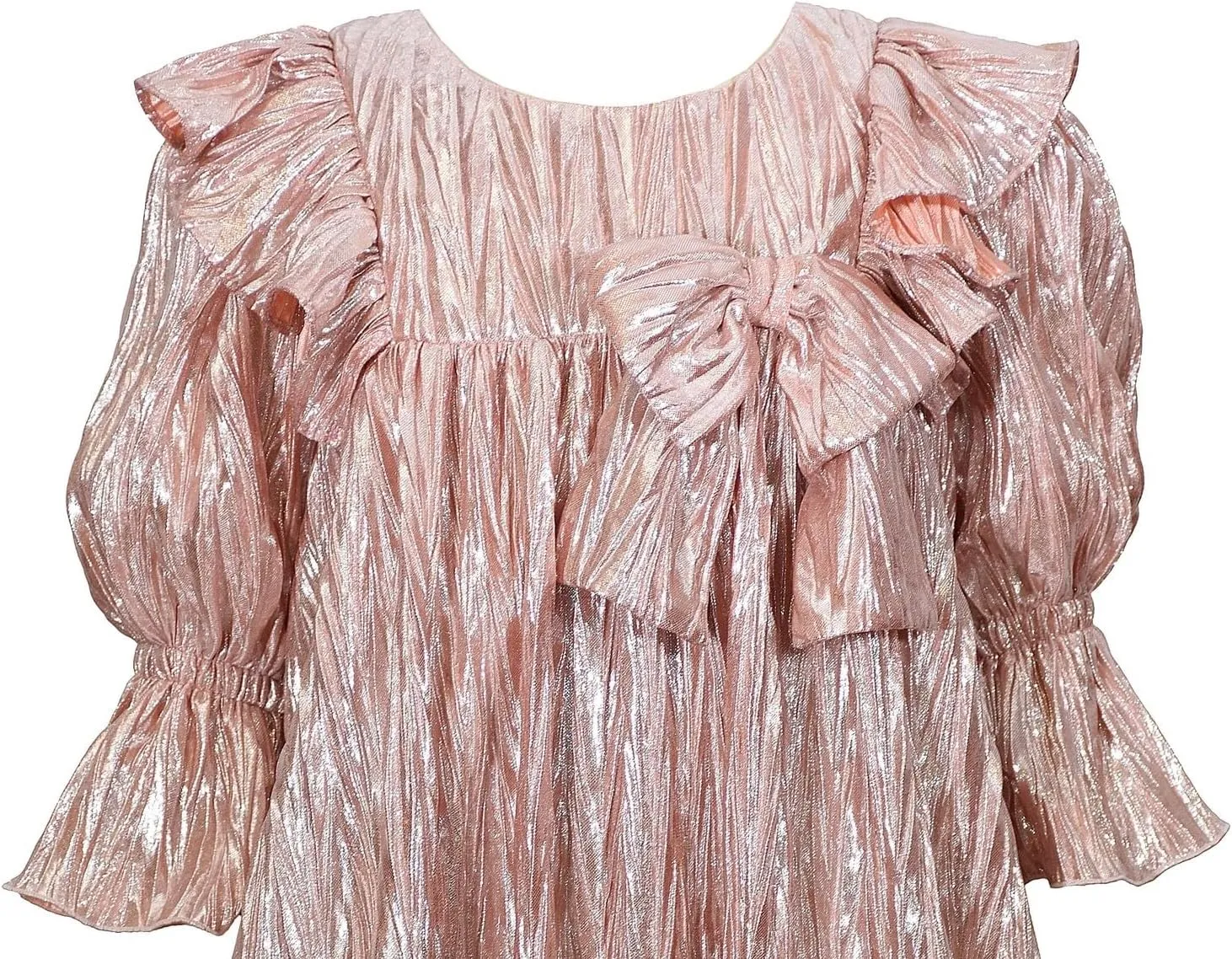 Bonnie Jean Girls 4-16 Metallic Ombre Boudre Special Occasion Dress