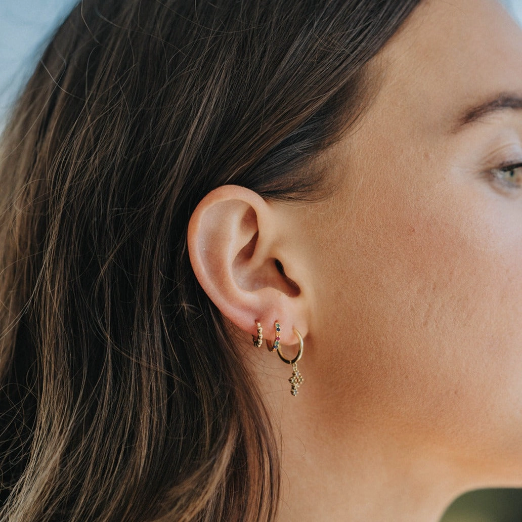Brynn | Sterling Silver & Gold Hoops