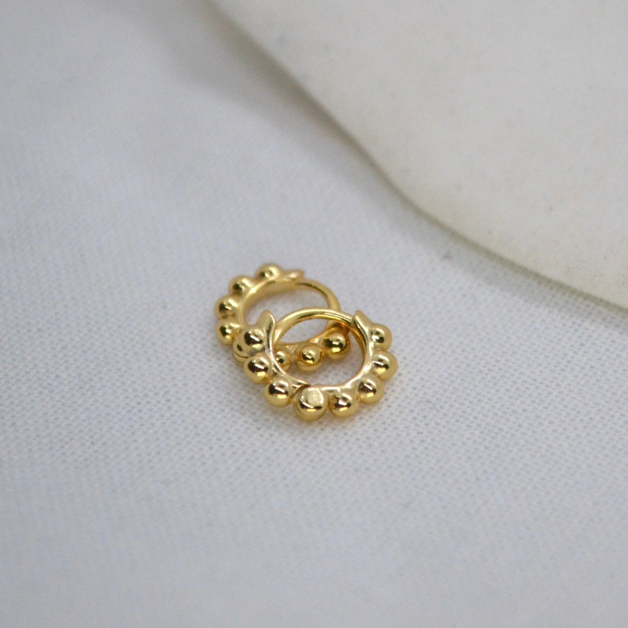 Brynn | Sterling Silver & Gold Hoops
