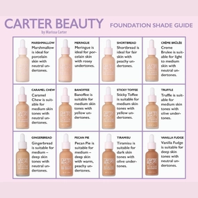 Carter Beauty Half Measure Dewy Foundation - Sticky Toffee