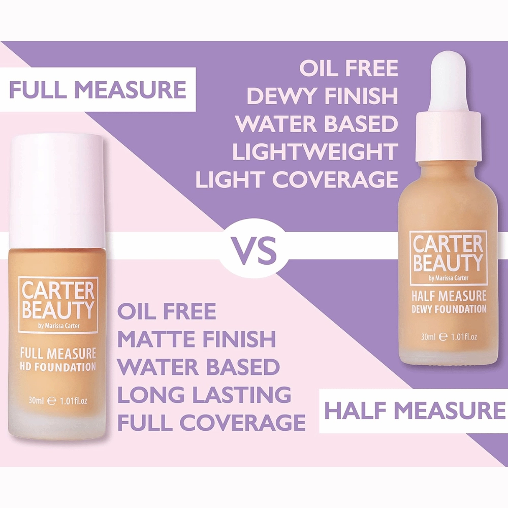 Carter Beauty Half Measure Dewy Foundation - Sticky Toffee