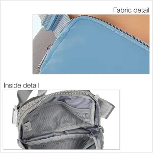 C.C Women's Fanny Pack Crossbody Bag with Adjustable Strap - Fashion Waist Pack in Dusty Mauve (BG-4253)