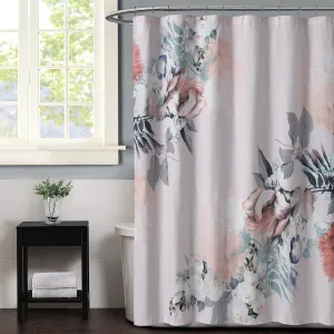 Christian Siriano Shower Curtain, 72" X 72", Dreamy Floral