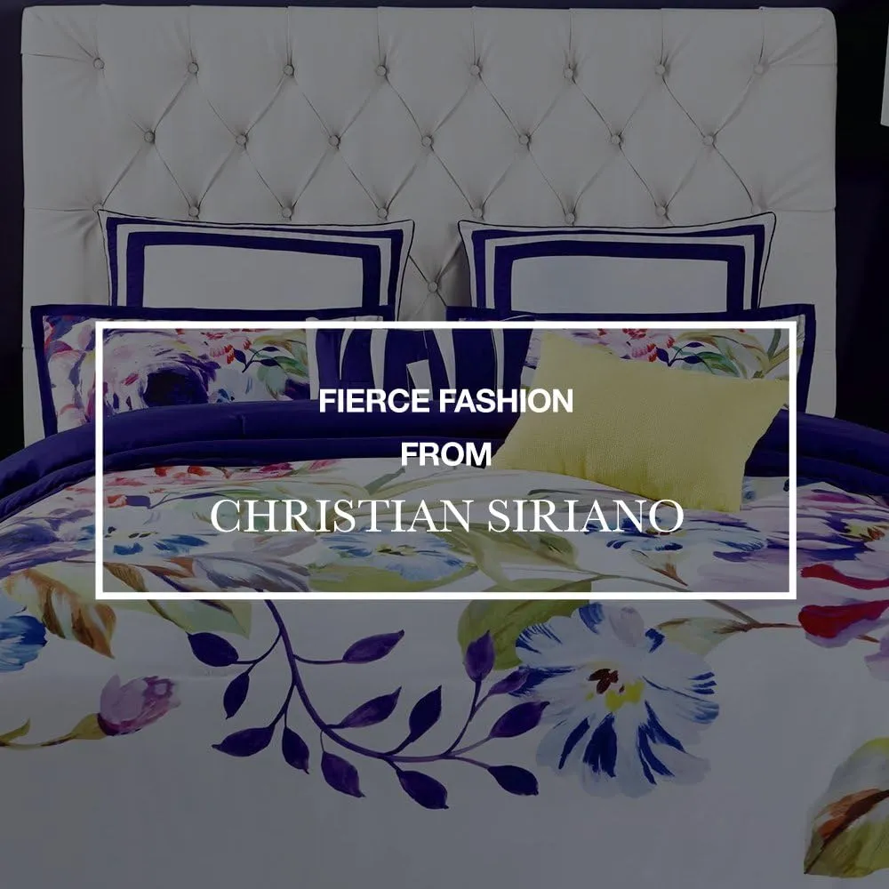 Christian Siriano Shower Curtain, 72" X 72", Dreamy Floral