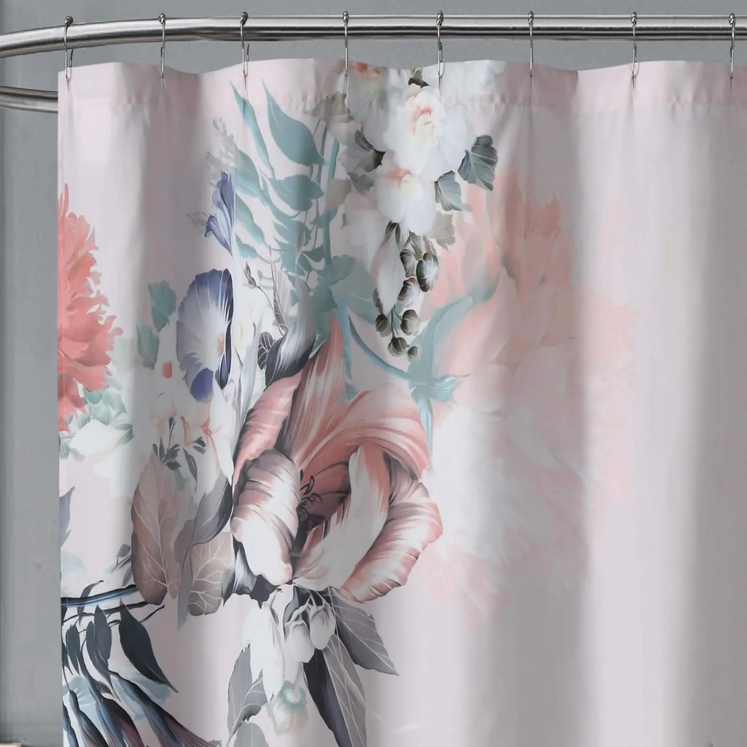 Christian Siriano Shower Curtain, 72" X 72", Dreamy Floral