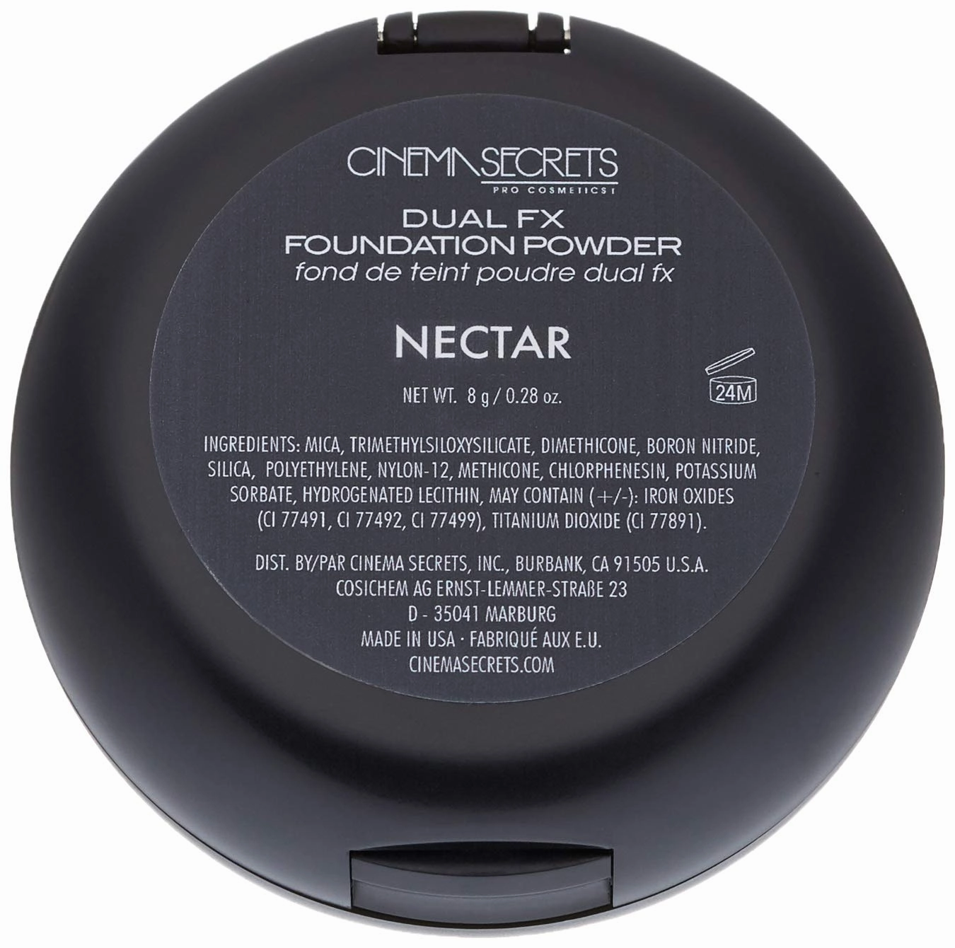 CINEMA SECRETS Pro Cosmetics Dual Fx Foundation Powder, Nectar