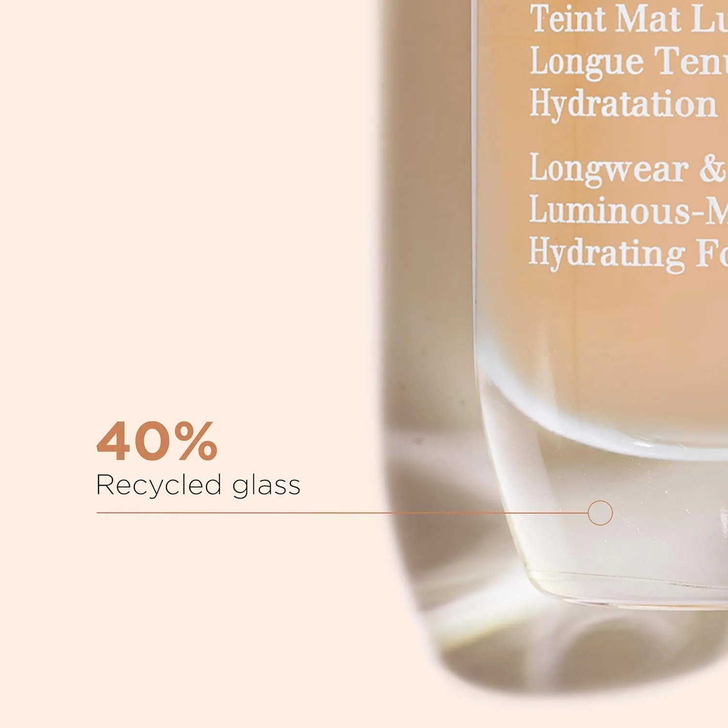 Clarins NEW Skin Illusion Longwear Full Coverage Foundation | Luminous Matte Finish | 24H* Hold and 24H** Hydration | Natural Looking Complexion | Transfer Proof, Sweat Proof and Smudge Proof