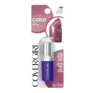 CoverGirl Continuous Color Lipstick, Iced Mauve (Pack of 20)