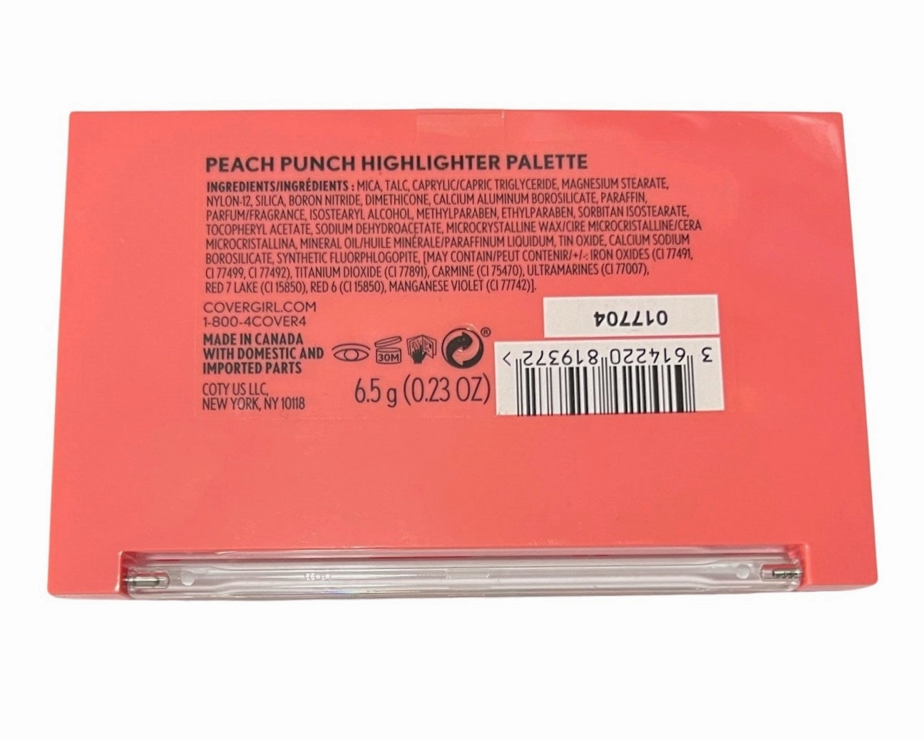 CoverGirl Peach Scented Collection, Peach Punch Highlighter Palette 100