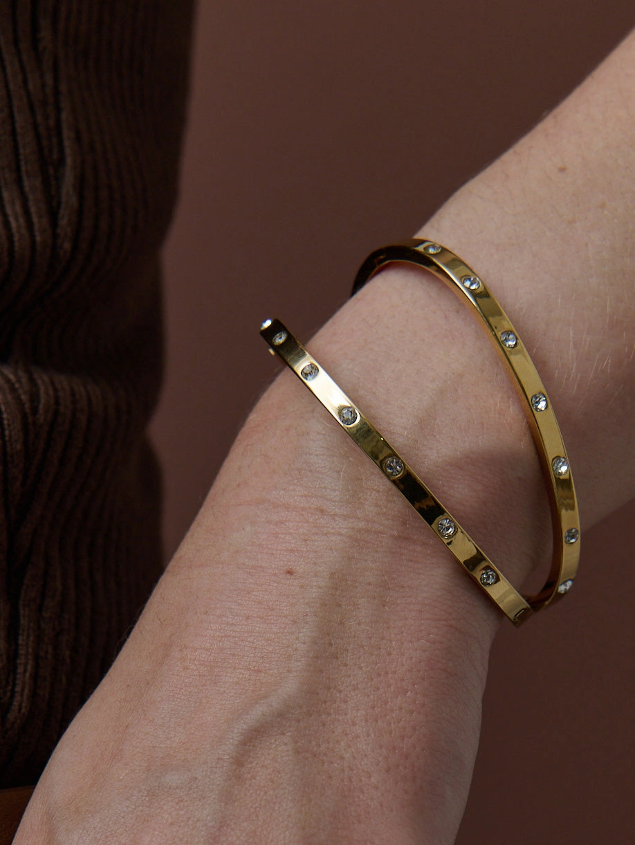 Ello 18K Gold Plated Bangle