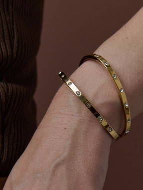 Ello 18K Gold Plated Bangle
