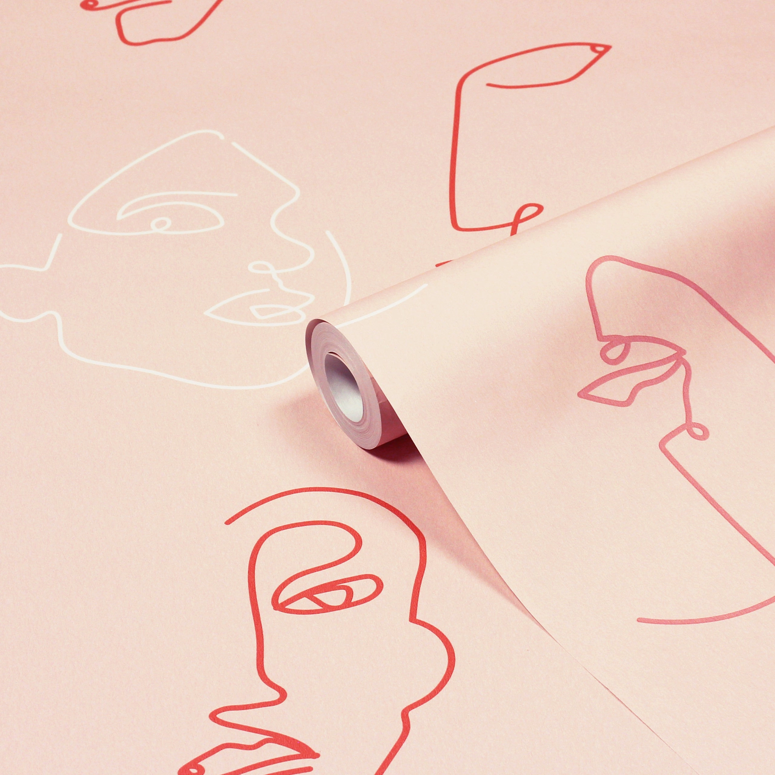 furn. Kindred Easy to apply Wallpaper Blush Pink