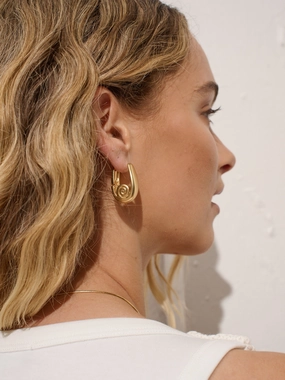 Goddess 18K Gold Plated Earrings