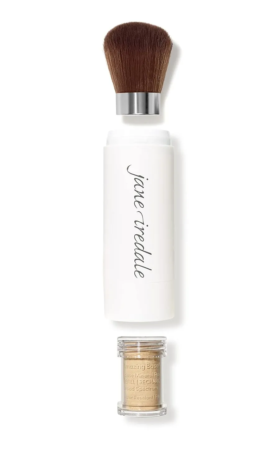jane iredale Amazing Base Loose Mineral Powder, Luminous Foundation with SPF 20, Oil Free, Talc Free & Weightless, Vegan & Cruelty-Free Makeup