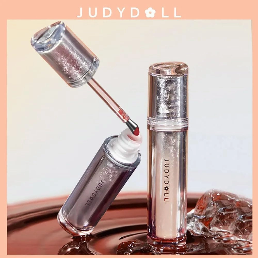 Judydoll - Special Edition Ice Watery Lip Gloss -#07 Hot Red Wine Color