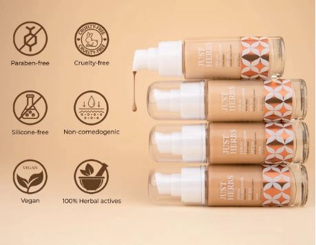 Just herbs serum foundation dewy finish spf 30    rosehip   rice starch 20g - 03 ivory