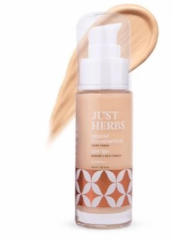 Just herbs serum foundation dewy finish spf 30    rosehip   rice starch 20g - 03 ivory