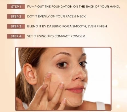 Just herbs serum foundation dewy finish spf 30    rosehip   rice starch 20g - 03 ivory