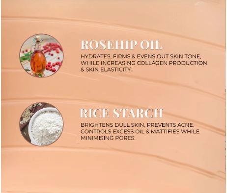 Just herbs serum foundation dewy finish spf 30    rosehip   rice starch 20g - 03 ivory