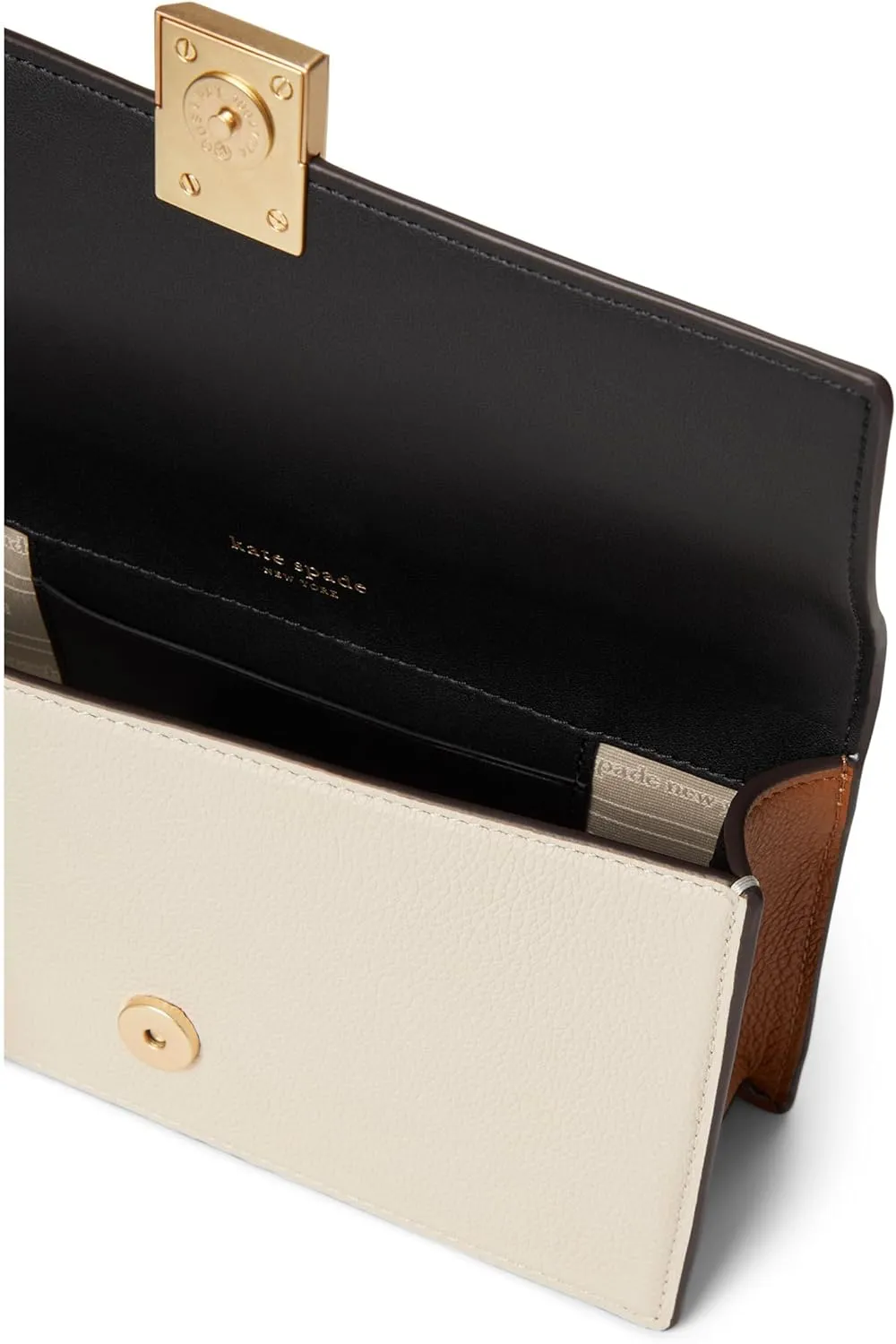kate spade new york Deco Pebbled Leather Mini Flap Chain Crossbody