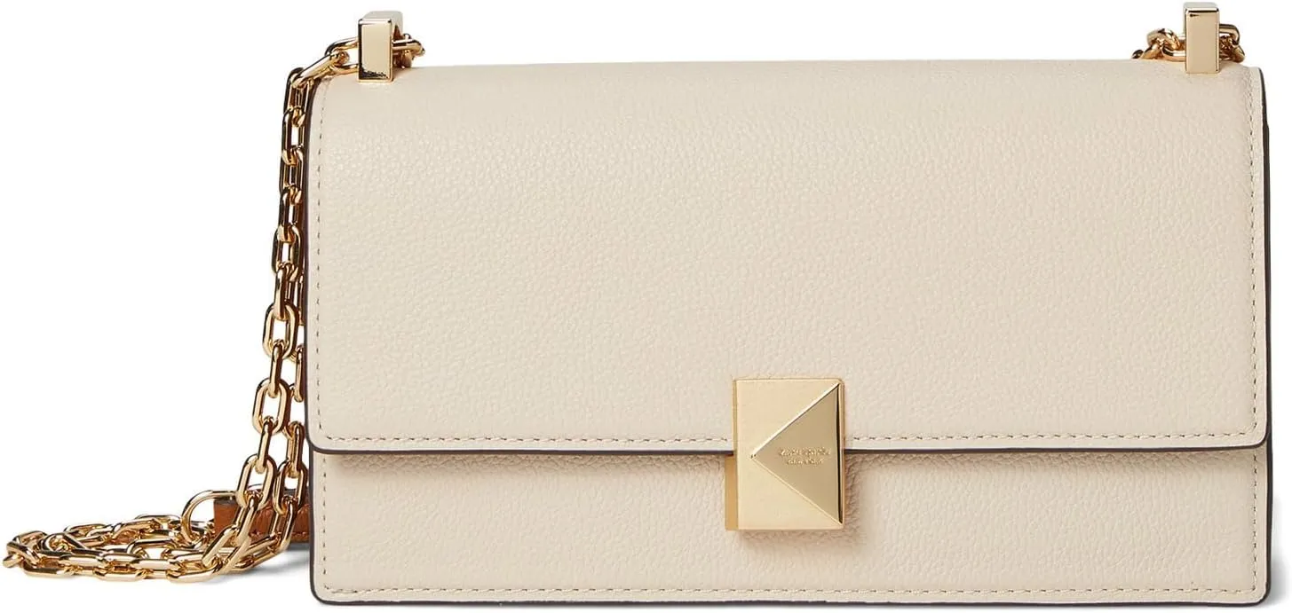 kate spade new york Deco Pebbled Leather Mini Flap Chain Crossbody