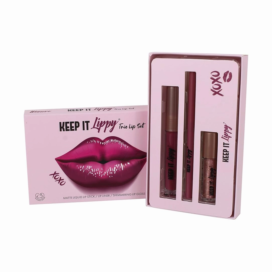 Keep it Lippy Trio Lip Set Mauve