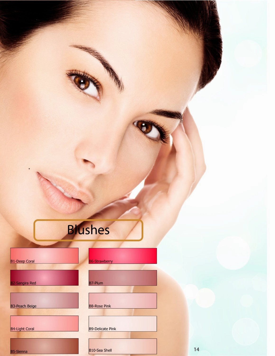 Large Bottle Glam Air Airbrush Makeup B3 Rose Pink Blush Water-based Makeup