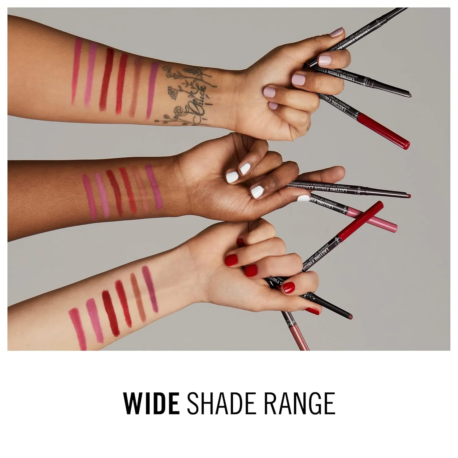 Lasting Finish Exaggerate Automatic Lip Liner, 105 Mauve Spell, Shelf Pack of 3