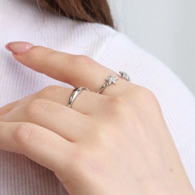 Laura | Adjustable Sterling Silver Ring