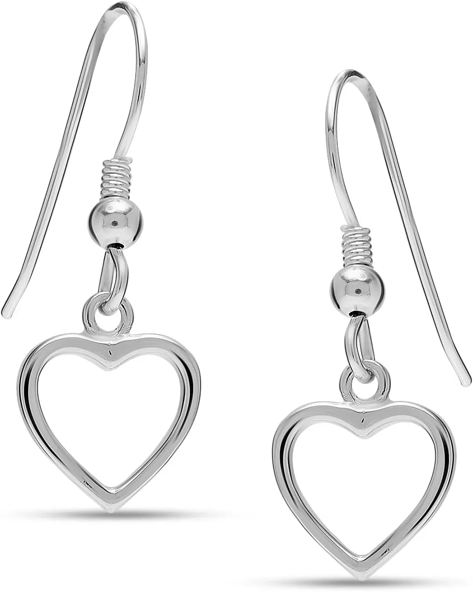 LeCalla 925 Sterling Silver Drop Earring | Lightweight Classic Linear Tear Drop Dangle Earrings | Silver Dangly Earrings Hypoallergenic Jewelry