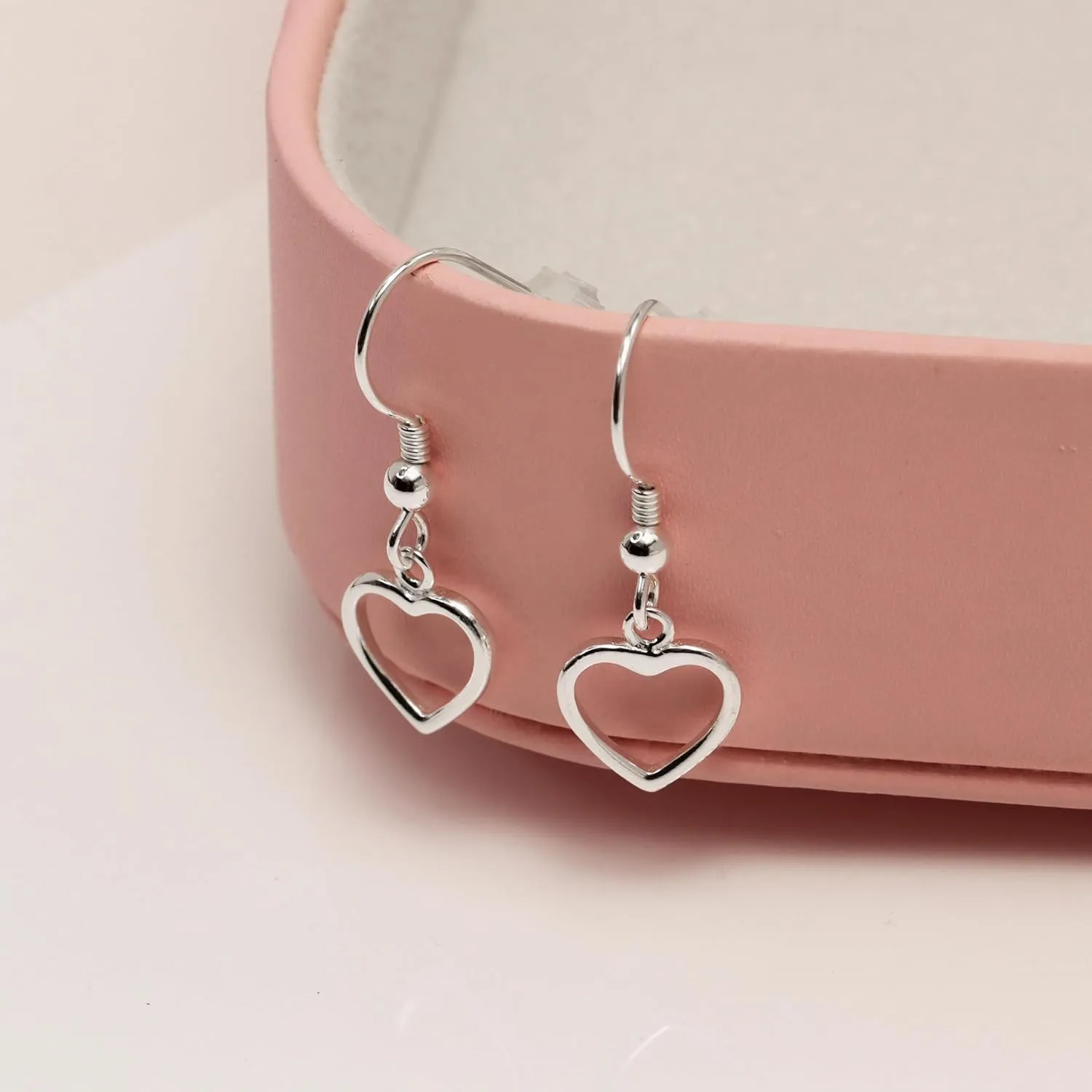 LeCalla 925 Sterling Silver Drop Earring | Lightweight Classic Linear Tear Drop Dangle Earrings | Silver Dangly Earrings Hypoallergenic Jewelry