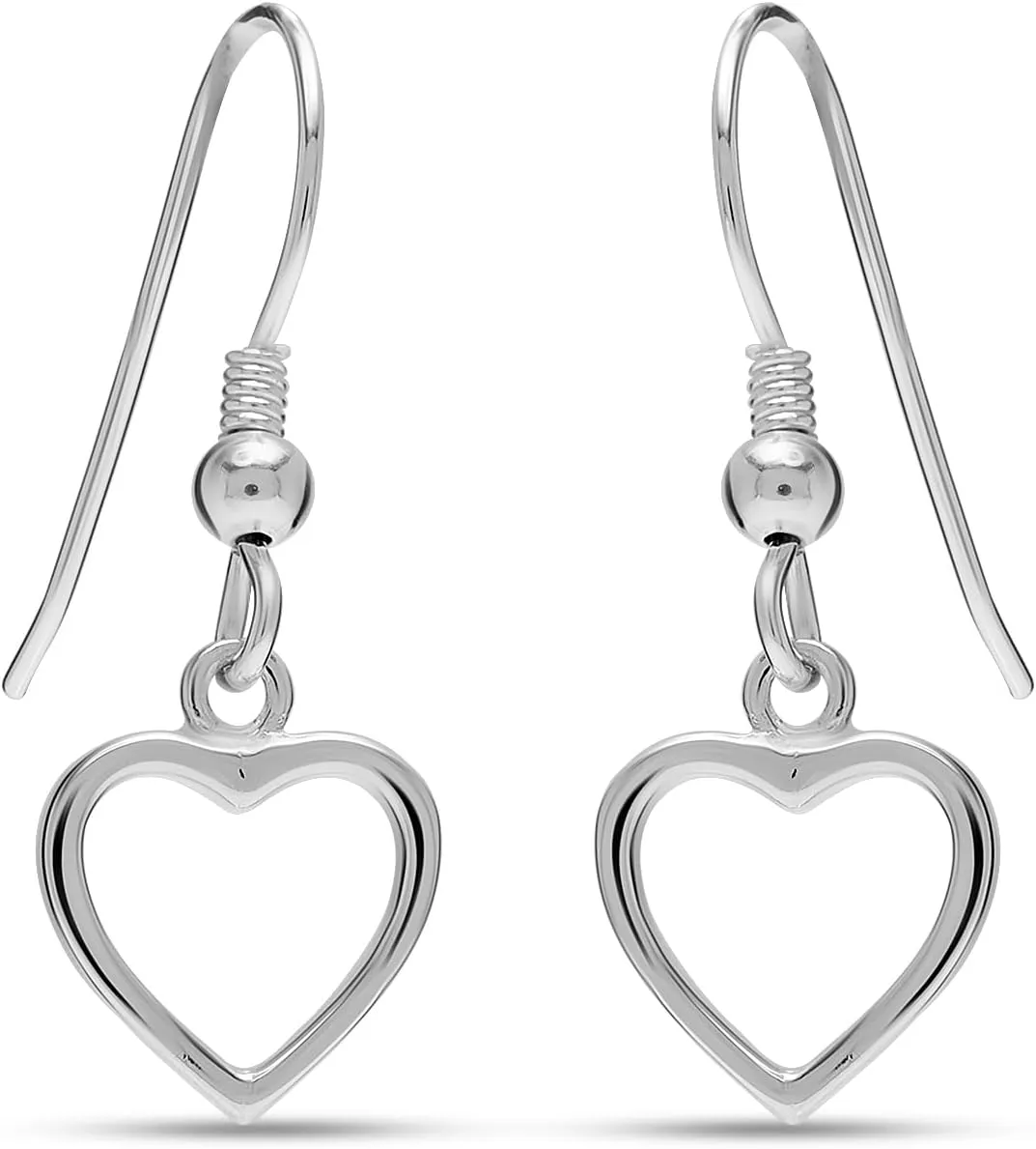 LeCalla 925 Sterling Silver Drop Earring | Lightweight Classic Linear Tear Drop Dangle Earrings | Silver Dangly Earrings Hypoallergenic Jewelry