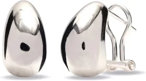 LeCalla 925 Sterling Silver Omega Back Earrings for Women | Pierced Stud Earrings Gift for Her, Wife or Girlfriend | Classic Omega Back Stud Earrings Jewelry for Daily Wear or Special Occasions