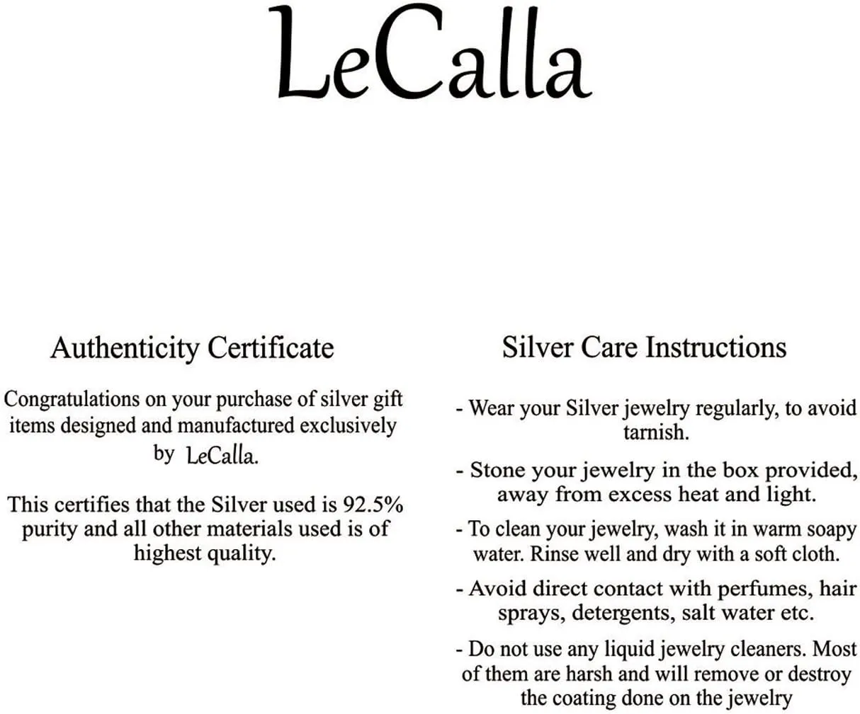 LeCalla 925 Sterling Silver Omega Back Earrings for Women | Pierced Stud Earrings Gift for Her, Wife or Girlfriend | Classic Omega Back Stud Earrings Jewelry for Daily Wear or Special Occasions