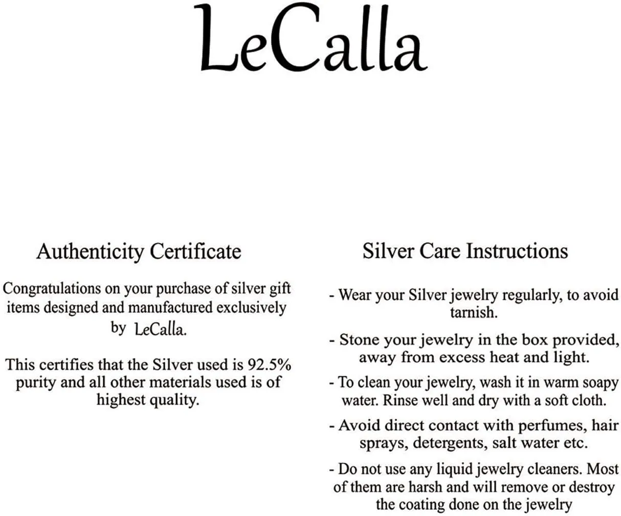 LeCalla Women's Drop & Dangle Earrings | 925 Sterling Silver Leverback Earrings | Lightweight Teardrop Lever Back Drop Dangle Earring for Women