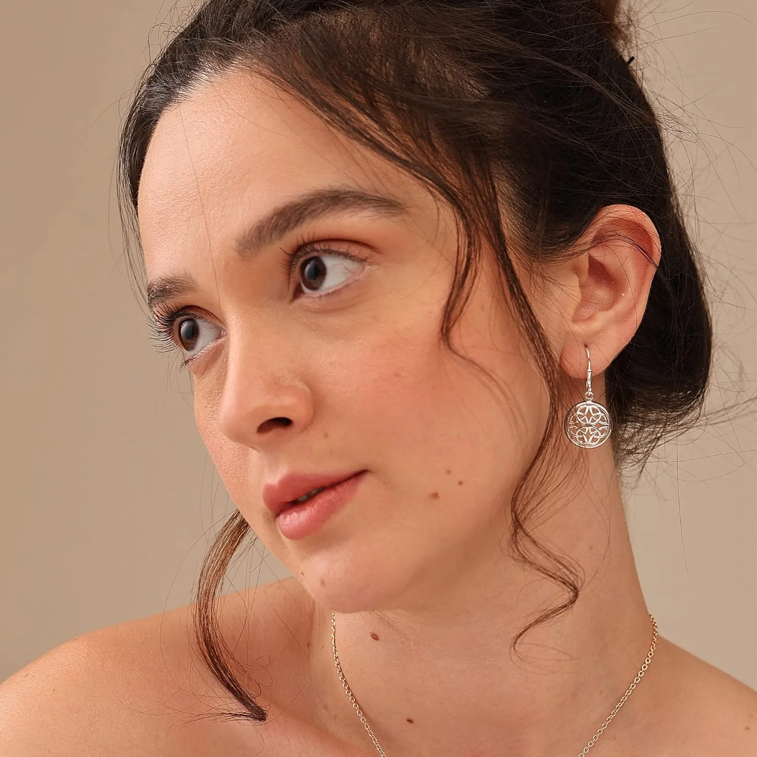 LeCalla Women's Drop & Dangle Earrings | 925 Sterling Silver Leverback Earrings | Lightweight Teardrop Lever Back Drop Dangle Earring for Women