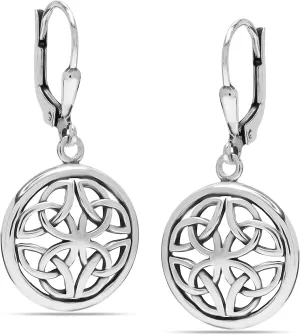 LeCalla Women's Drop & Dangle Earrings | 925 Sterling Silver Leverback Earrings | Lightweight Teardrop Lever Back Drop Dangle Earring for Women